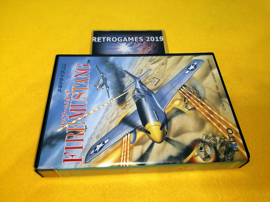 SEGA - メガドライブ ファイアームスタング　MD Fire Mustang Fire Mustang Mega Drive MD Genesis Taito Used Japan Shooter