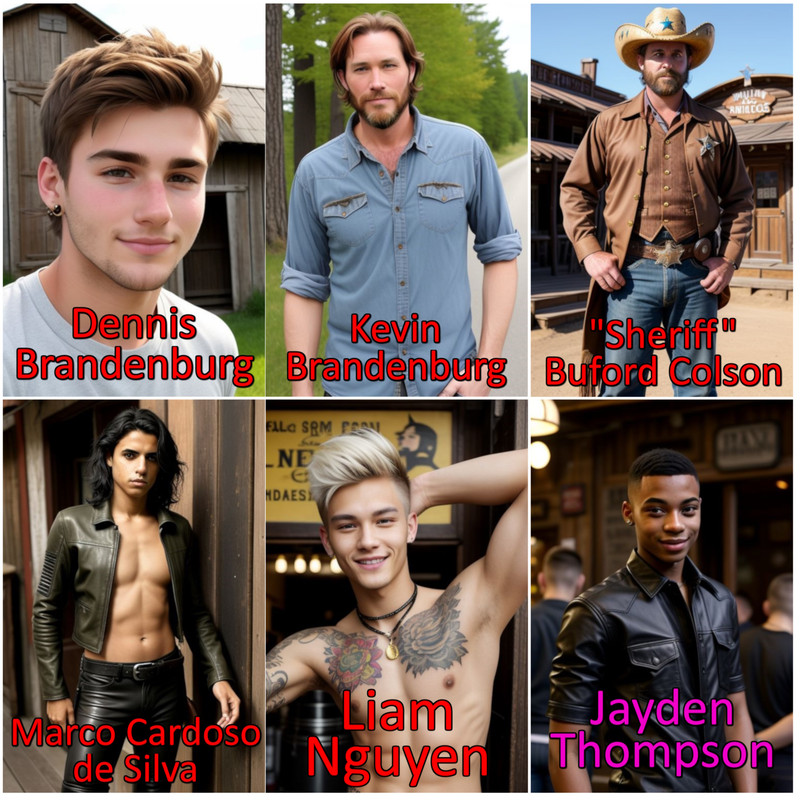 Peckerville Characters Chapter 2 and 3