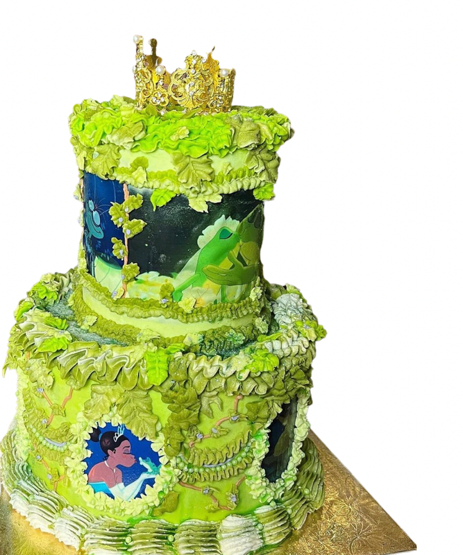 Non infused Princess Tiana Cake
