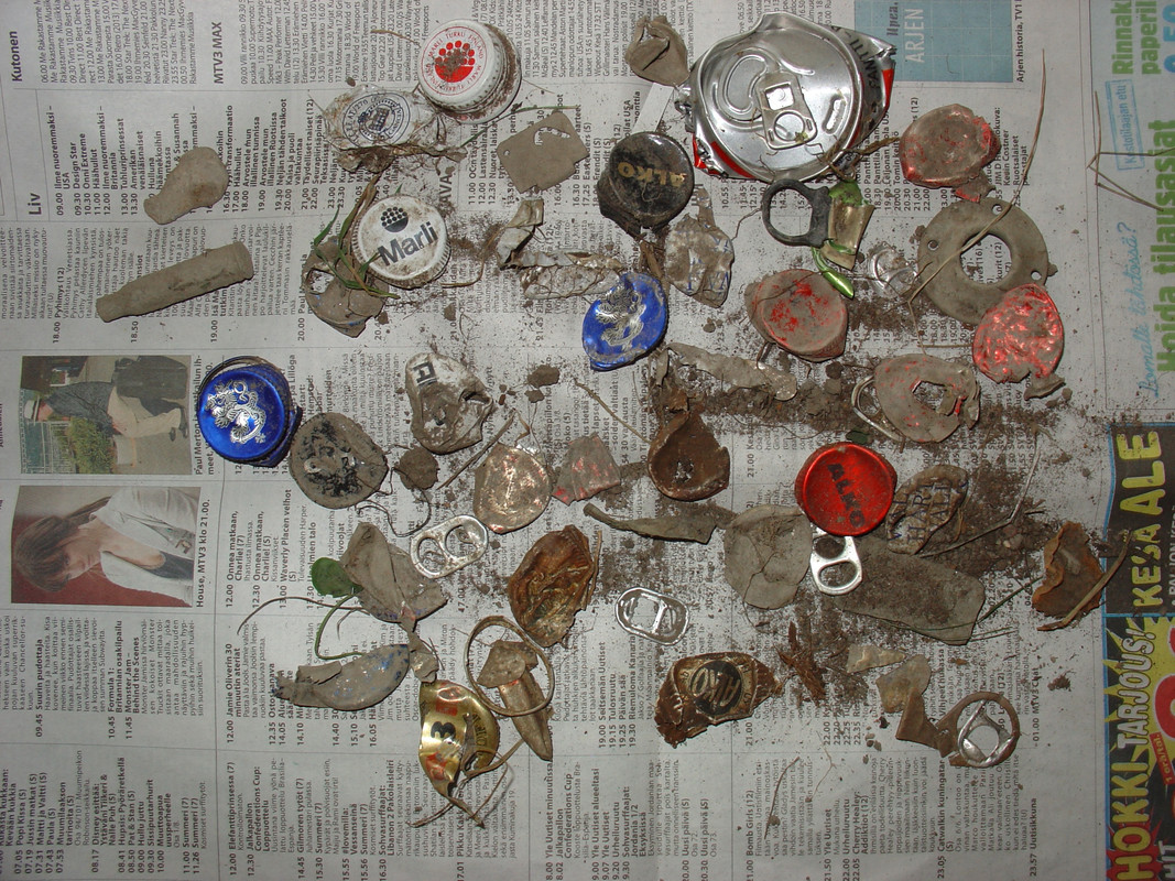 2013-08-06 - roskat, huom, ei enää ruosteisia kr