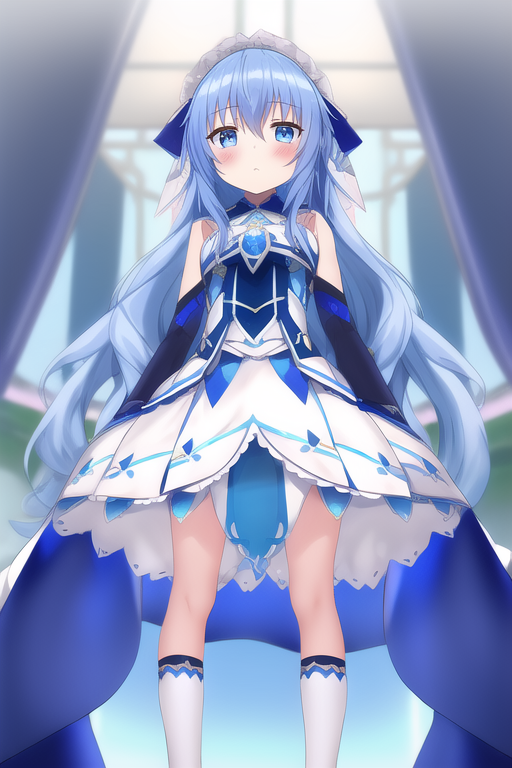 12475-3099837413-yoshino_(DATE A LIVE_) detailed armor white dress and blue gloves 9yo little girl F