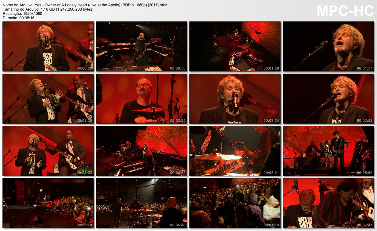 Yes - Owner of A Lonely Heart (Live at the Apollo) (BDRip 1080p) [2017]