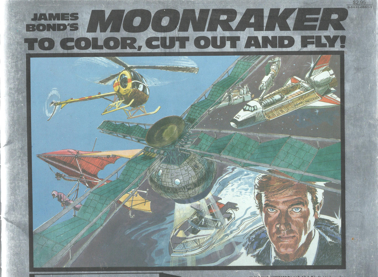 James Bond's Moonraker to Color, Cut Out and Fly