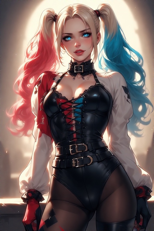 Harley-Quinn-in-black-Gothic-u-3