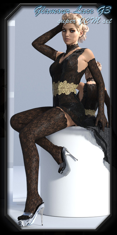 Glamour Lace for Genesis 3 Glamour Lace for Genesis 3