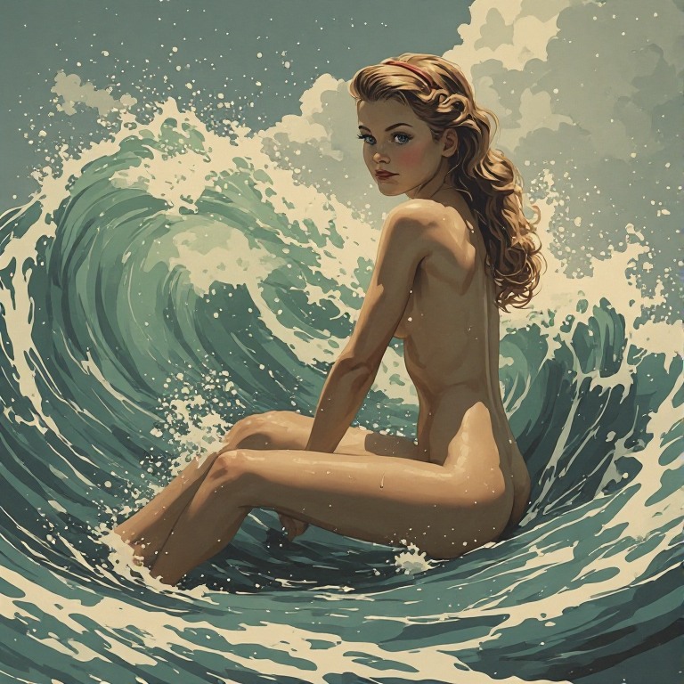 Pin-Up-style-Nakked-Young-Girl-(25)