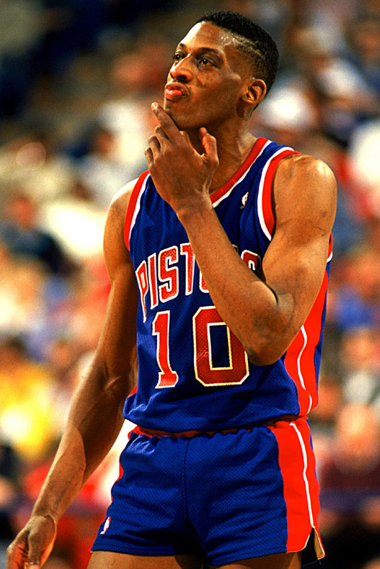 Rodman for the Pistons