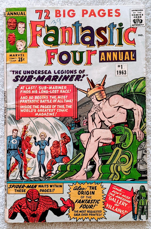 Fantastic Four Annual 1 GD-VG 3.0 (With Bindery Defect)