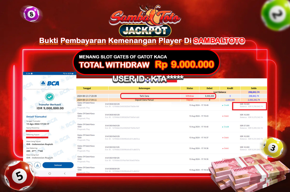 Bukti JP ( 13 Agustus 2024 ) Lunas Rp 9.000.000,-