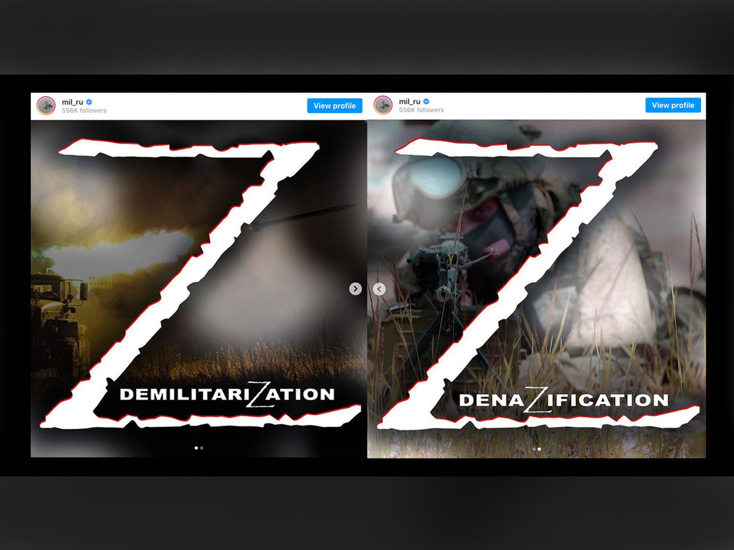 Rusia revela que significa la Z en medio del operativo en Ucrania