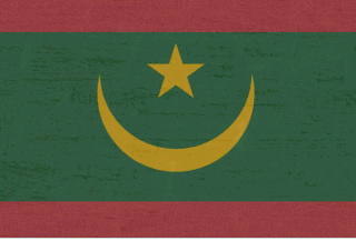 Le Drapeau de la Mauritanie 
