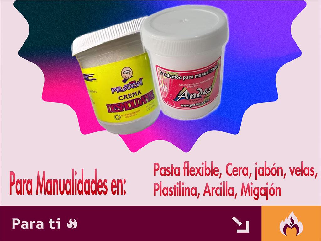 Crema desmoldante de moldes y herramientas de porcelanicron manualidad