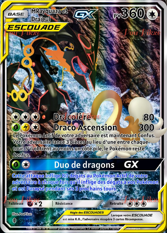 MRayquaza et Draïeul GX Escouade