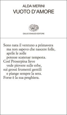 Alda Merini – Vuoto d’amore (2016)