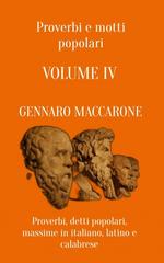 Gennaro Maccarone – Proverbi e motti popolari Vol. IV (2026)