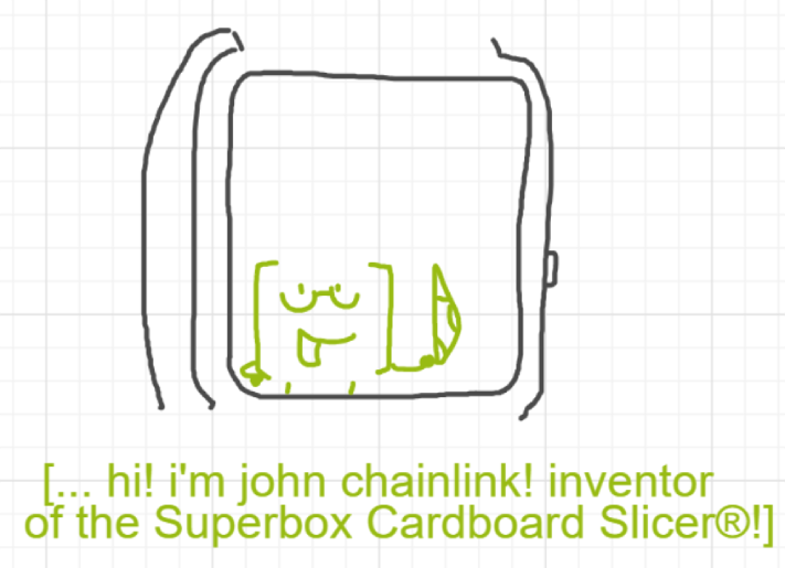 A panel from Chilly, episode two of the Board Boards object show by Furretwalk/WalkingFurret.