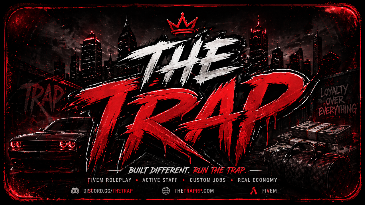 The Trap 🔥 | Semi SERIOUS RP 💊 │ Factions 💎 │ Streamer 📸 & Female Packs 💙 | 18+ 🔞 | School Rp 🎒