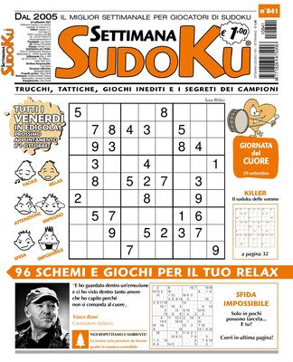 Settimana Sudoku N.841 – 24 settembre 2021