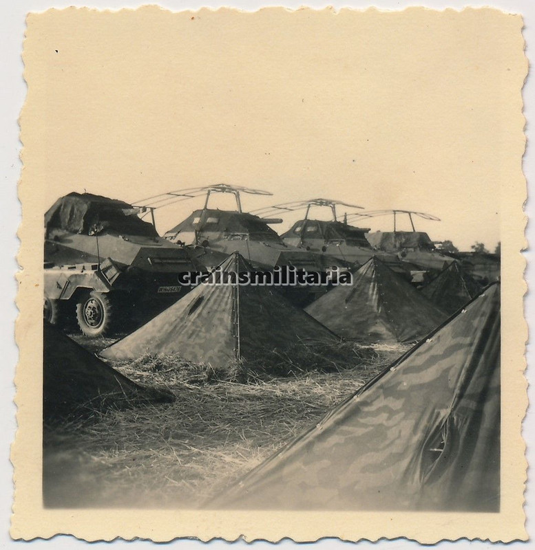 Orig. Foto Panzerspähwagen SdKfz 231 232 263 b. 