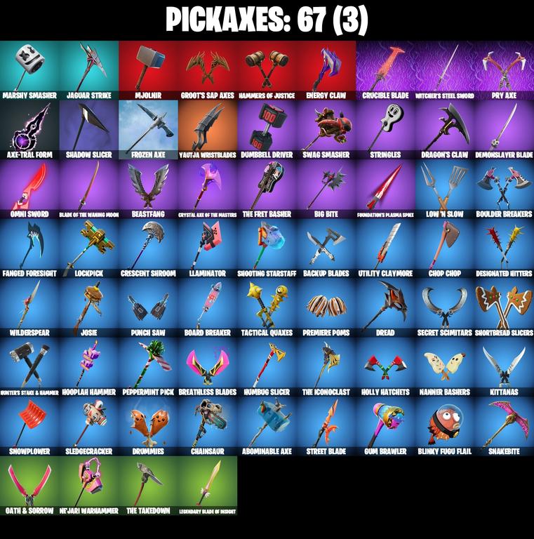 pickaxes comp