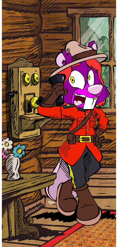 RemyBeaversMountiePhone