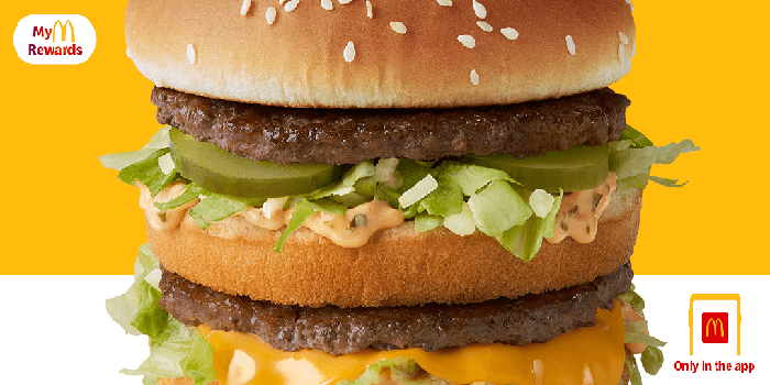 Get a Free Big Mac at McDonald’s with $1 Purchase for First-Time App Users