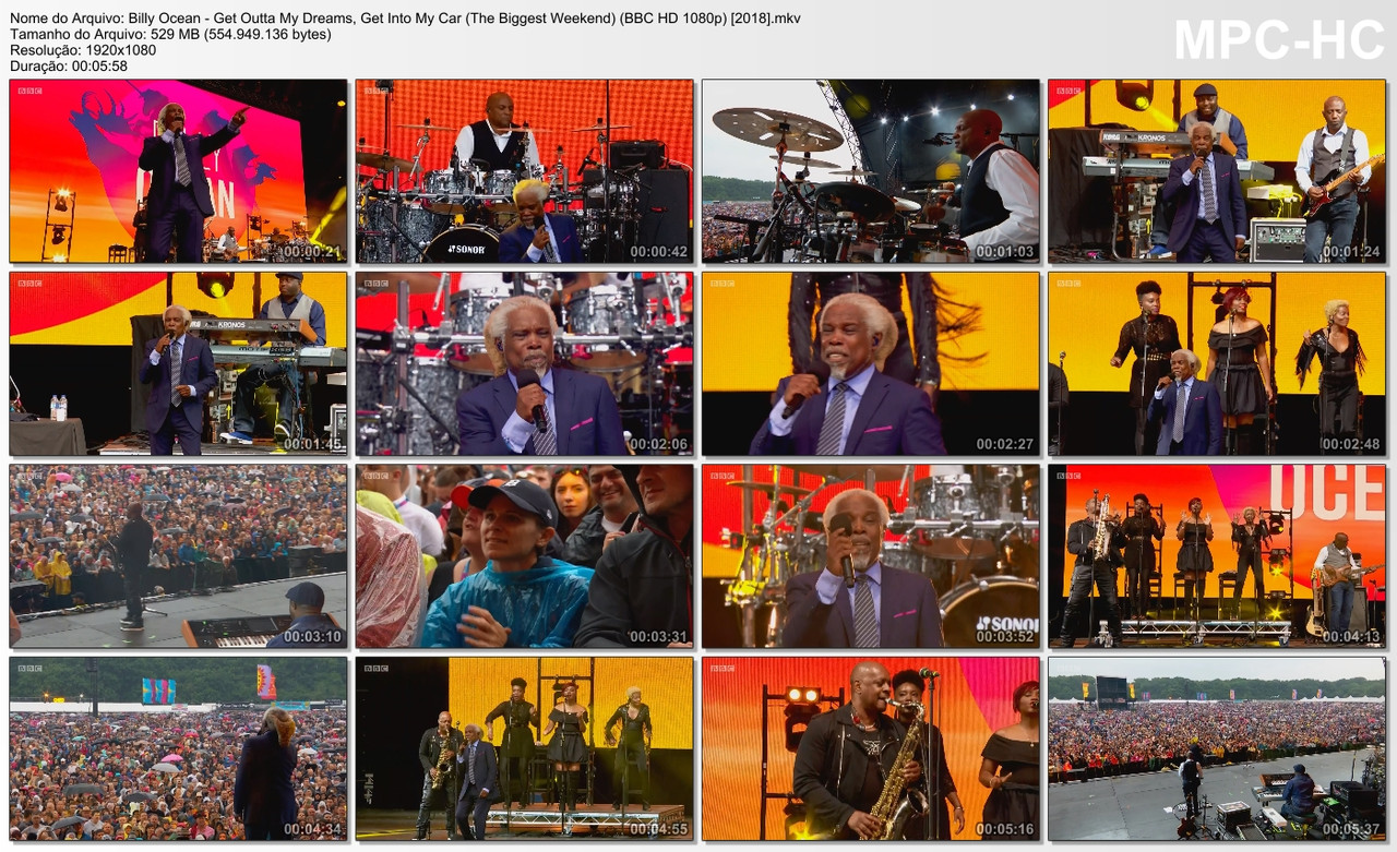 Billy Ocean - Get Outta My Dreams, Get Into My Car (The Biggest Weekend) (BBC HD 1080p) [2018]