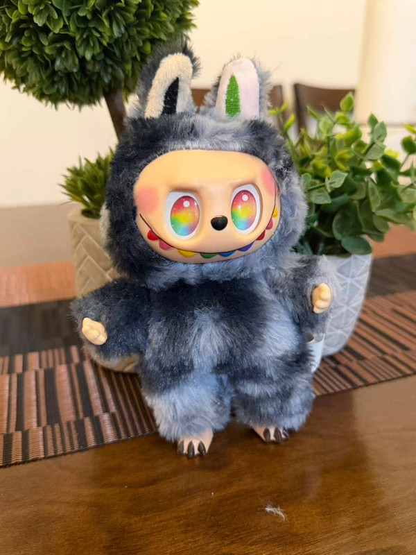 POP MART Labubu Grey V3 Secret ID Hidden Secret ID Grey Rare