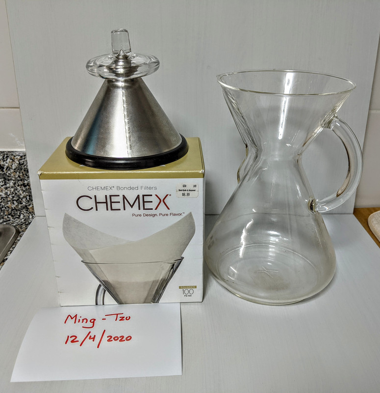 [USANY] [H] Chemex 10Cup Coffeemaker with Able Brewing Kone Filter