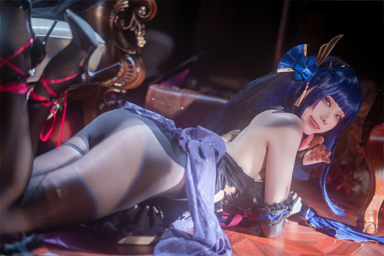 安食Ajiki 原神雷电将军魅魔写真集 – 高质量COS & 二次元美女 [35P-259M]插图9