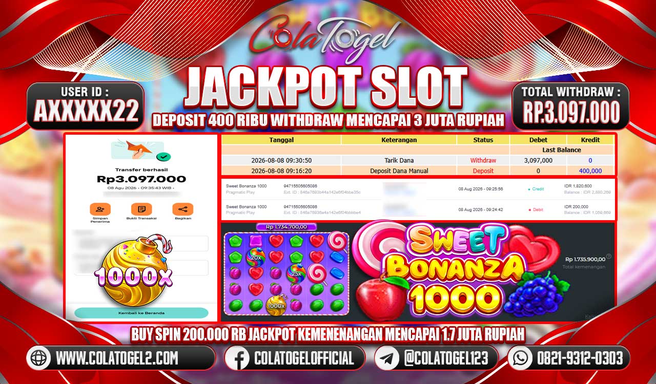 JACKPOT SLOT GACORR!!