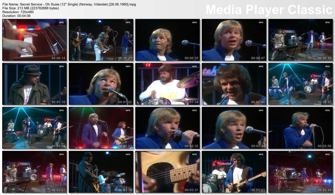 Secret Service - Oh Susie (12'' Single) (Norway, Videotek) [26.06.1980]