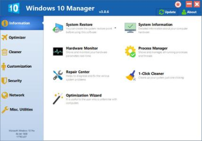 Yamicsoft Windows 10 Manager 3.0.8 Multilingual + Portable