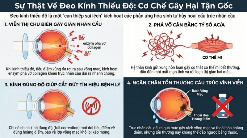2.3. Đeo kính thiếu độ có giúp giảm tăng độ cận không?