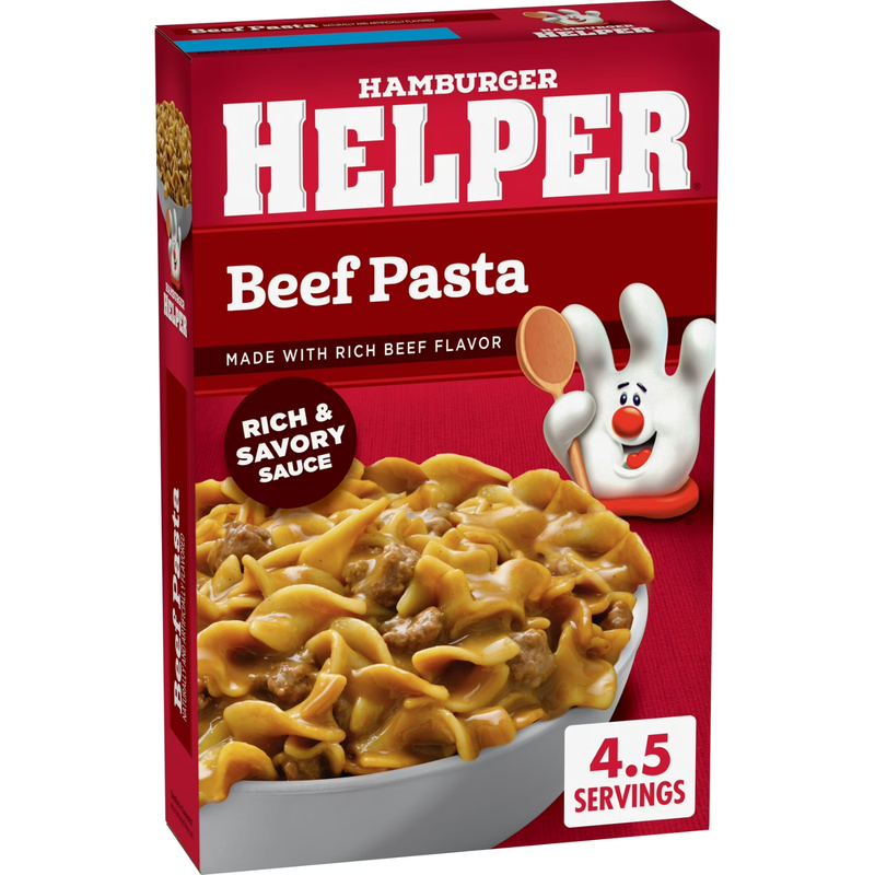 Hamburger Helper Pasta Beef with Rich Beef Flavor, 5.9 Ounces Box