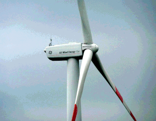 Une éolienne de GE Renewable Energy 
