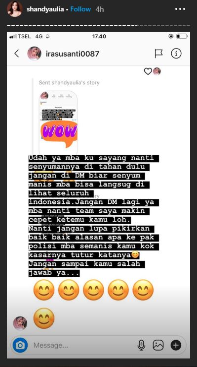 Peringatan Shandy Aulia