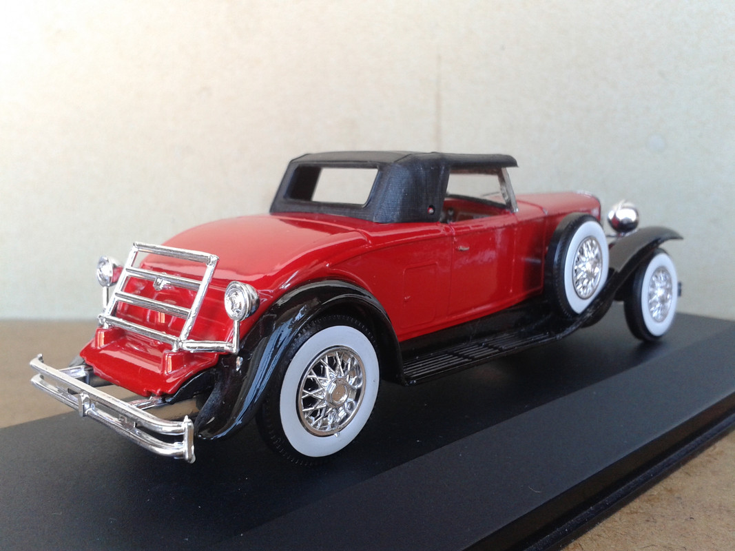 1931 Duesenberg J Murphy Convertible Victoria 2 (Solido - nº39 Coches inolvidables Salvat) (6)