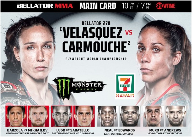 Резултати от Bellator 278
