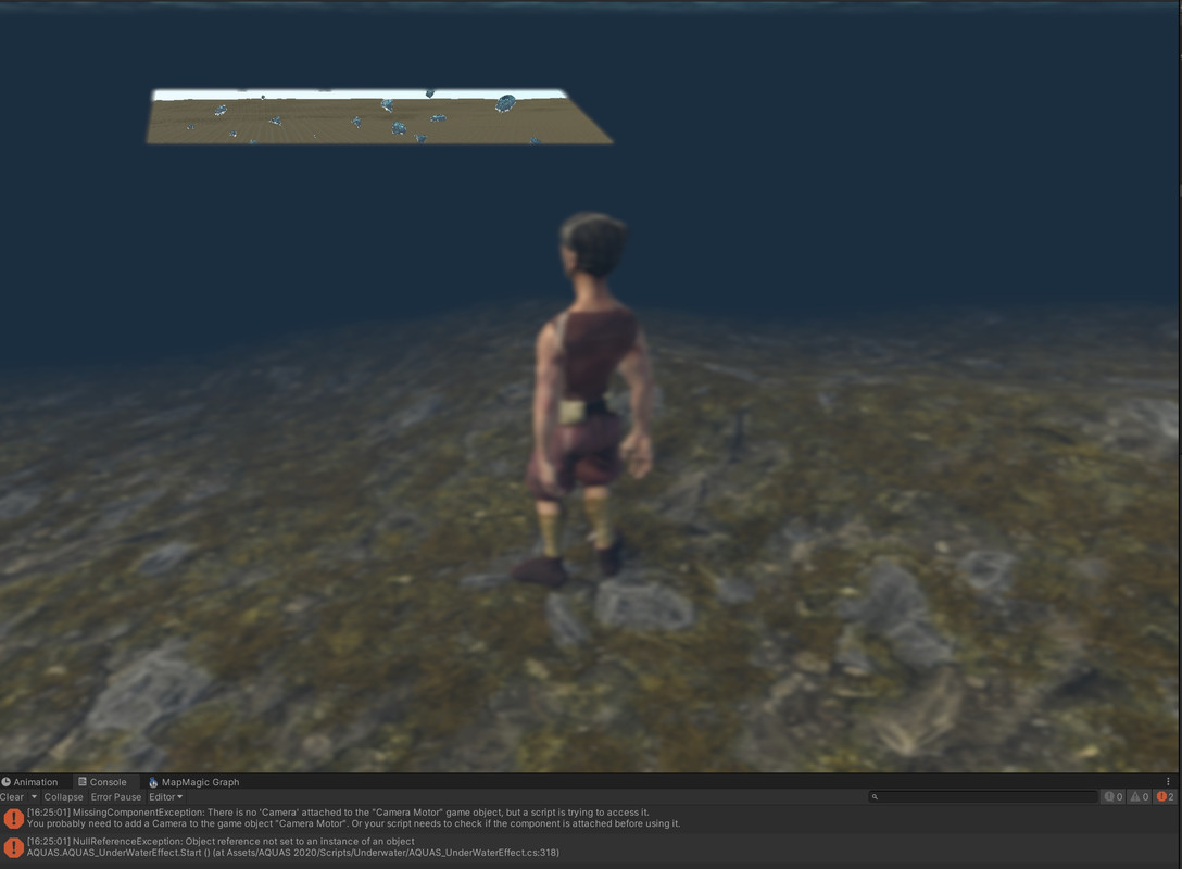 Caustics ok camera problem