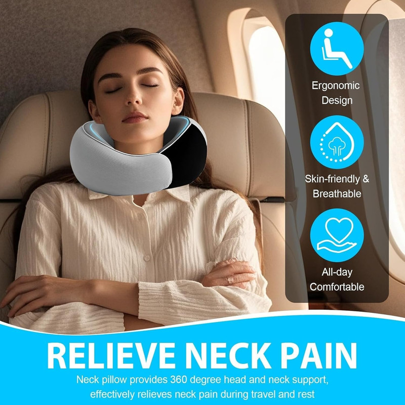 Neck Pillow in Use