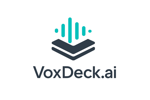 VoxDeck - AI-платформа для презентаций «как кино»: Chat→Deck, 3D-графики, motion-обложки и говорящие аватары; есть ежедневные бесплатные кредиты
