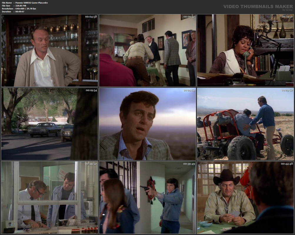 Mannix S08E02 Game Plan.mkv