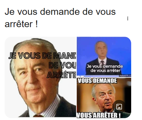 Balladeur je vous demande de vous arrêter