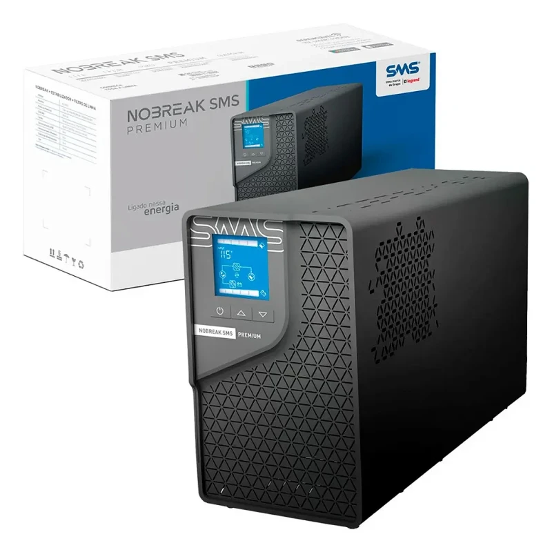 Nobreak SMS Premium Senoidal 1500VA vista frontal