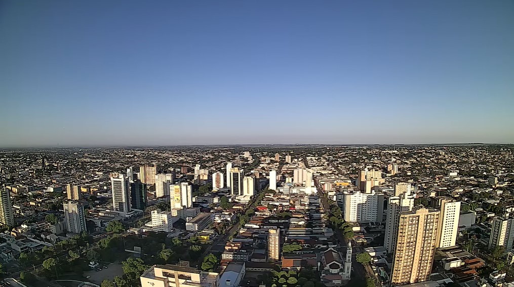 Campo Grande nesta manhã de terça-feira