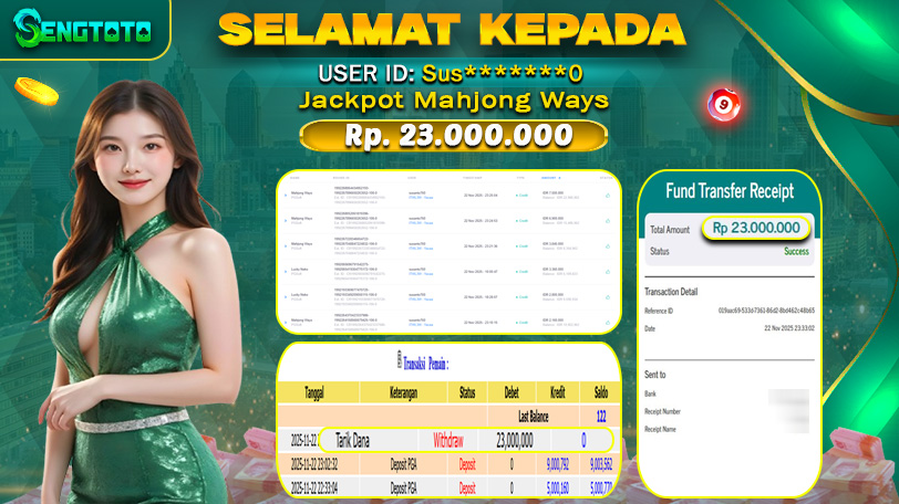 BUKTI PEMBAYARAN SLOT MAHJONG WAYS