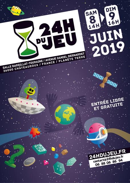 Affiche officielle de Les 24 h du jeu