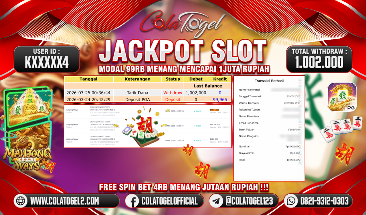 JACKPOT SLOT GACORR!!