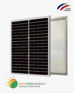 Le panneau solaire photovoltaïque 110 watts monocristallin d’Eco Green